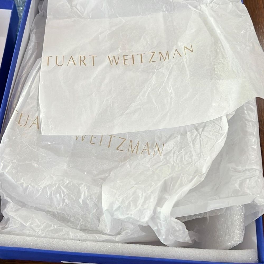 Stuart Weitzman Pearl Washed Denim Clog Sandals N… - image 7